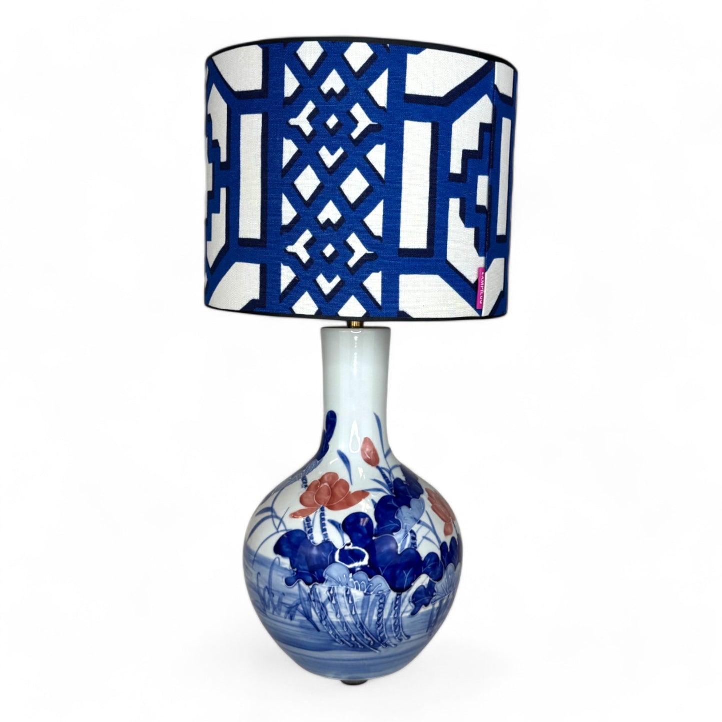 Lampenschirm BLUE GEOMATRIC Ø30cm