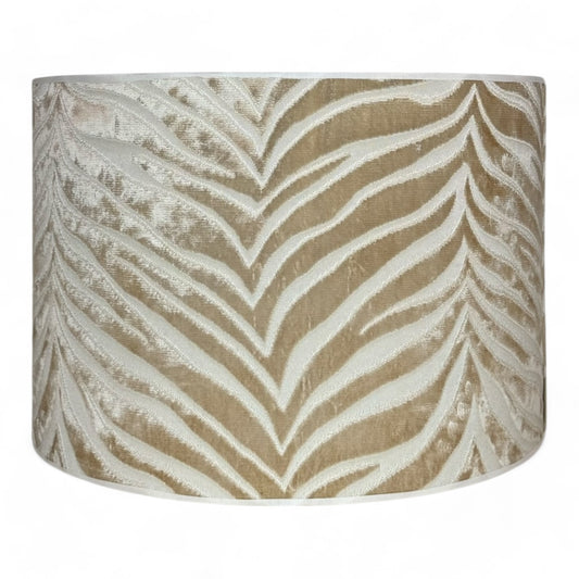 Lampenschirm CHAMPAGNER ZEBRA Ø45cm