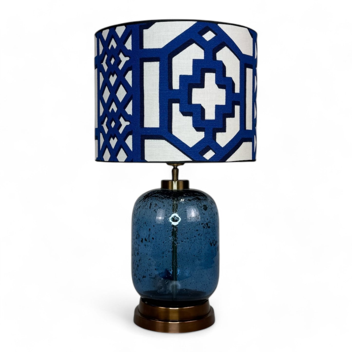 Lampenschirm BLUE GEOMATRIC Ø30cm