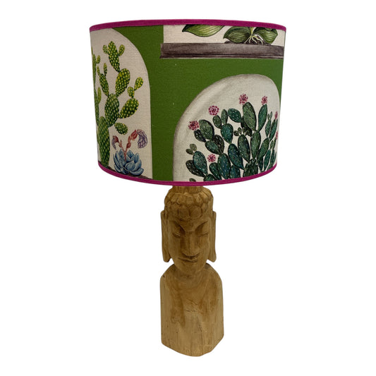 Lampenschirm Terrariums von Sanderson (grün) mit Holzfuß